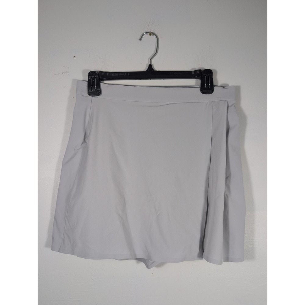 Athleta Take‎ Off Skort Skirt Women's Gray Stretch Activewear - Size 6